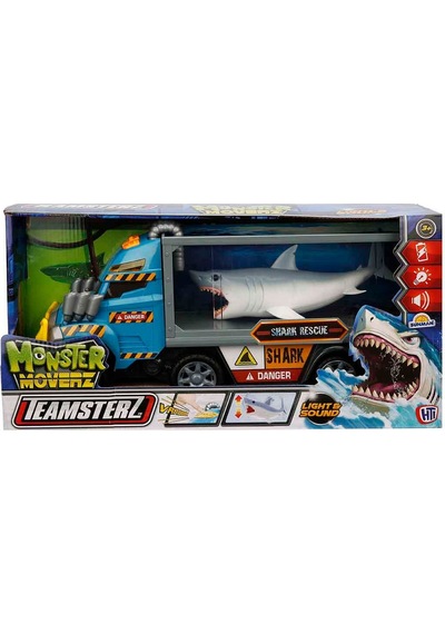 Teamsterz Monster Moverz Sesli Ve Işıklı Köpek Balığı Kurtarma K
