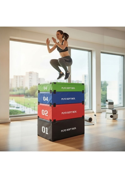 Prof Soft Plyo Box Set Modüler Soft Plyometrik Kutu Seti