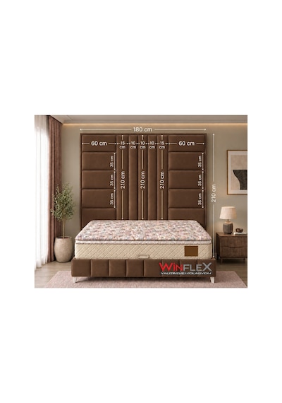 Winflex Premium Modüler Set-kahverengi
