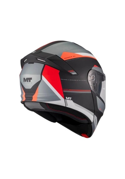 Kask Mt Genesis Sv Raccoon B5 Mat Çok Renkli