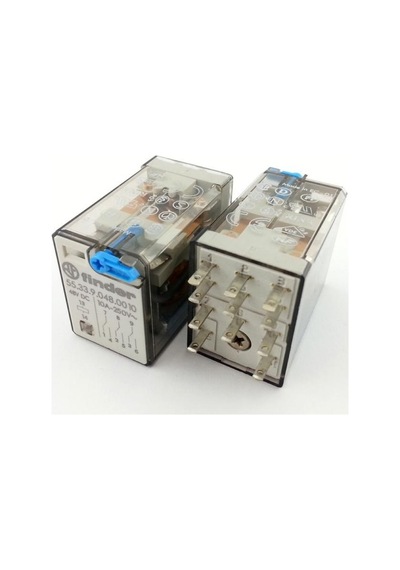 Finder Röle 55339048.0010 Soket Montaj AgNi 3CO 10A Kilitli Test