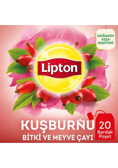 Kuşburnu Karışık Bitki Çayı Süzen Poşet 20li X 12 Adet