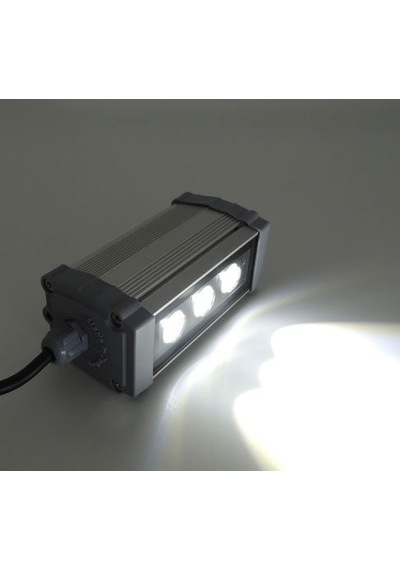 10 Cm Wallwasher Led Bina Dış Duvar Aydınlatma Boyama Beyaz Işık Gri