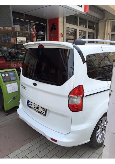 Ford Courier Beyaz Boyalı Spoiler