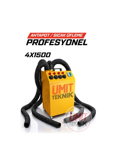 Pro 6000w Profesyonel Oto Koltuk Kurutma Makinesi 4 Çıkışlı Araç İçi Kurutma Makinesi Ahtapot