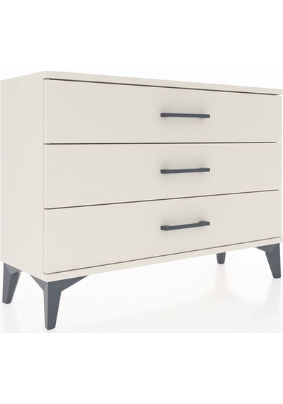 Arges Şifonyer 3 Çekmeceli 88x30x64 Aytaşı-aytaşı Aytaşı