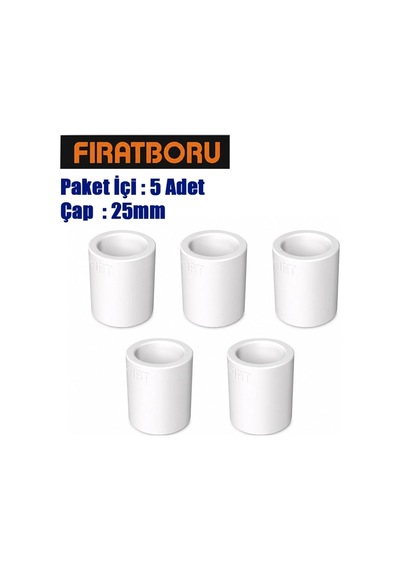 Fırat Manşon 25mm, 25mm Pprc Manşon, 5 Adet, 7b21000025