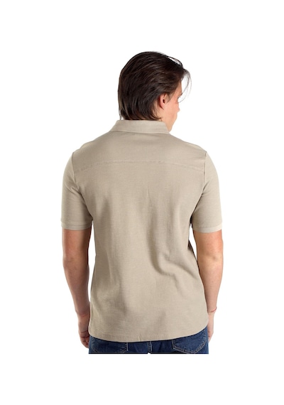 Lee Cooper Tylen Erkek Polo Yaka T-Shirt Koyu Bej-17657-K. Bej