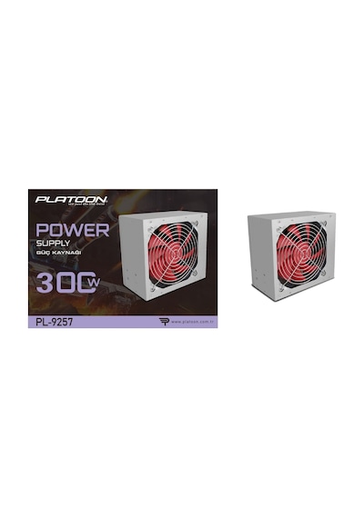 Platoon Pl-9257 300w Kutulu Power Supply 2 Sata / 12cm Fan