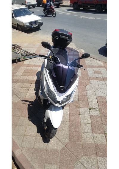Kawasakı J300 Uzun Cam 66Cm Koyu Füme 4Mm Zeus