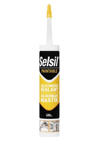 Selsil Silikonize Mastik 500gr Beyaz Selsil Silikonize Mastik 500gr Beyaz
