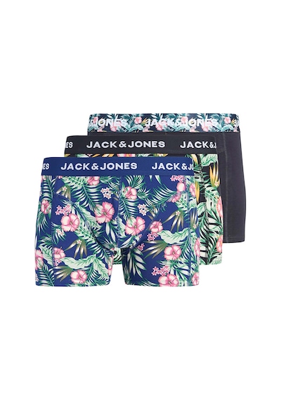 Jack & Jones Erkek 3'lü Boxer 12295180-dn Lacivert