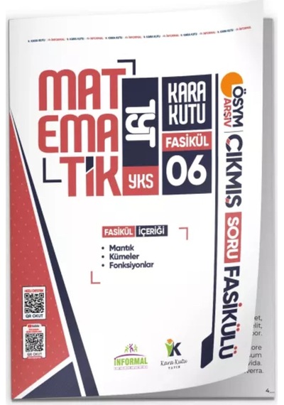 2026 YKS-TYT Matematik Kara Kutu 8li Fasikül Seti ÖSYM Çıkmış Soru Bankası Çözümlü Modüler Paket