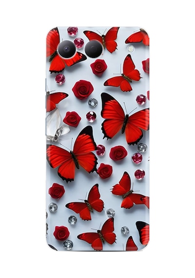 Tecno Spark 40 5g Km8n Uyumlu Kılıf Desen Baskılı Silikon Pandalar Stk:.1019.tecno Renk57 Renk57