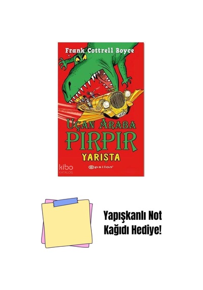 Uçan Araba Pırpır Yarışta + Yapışkanlı Not Kağıdı