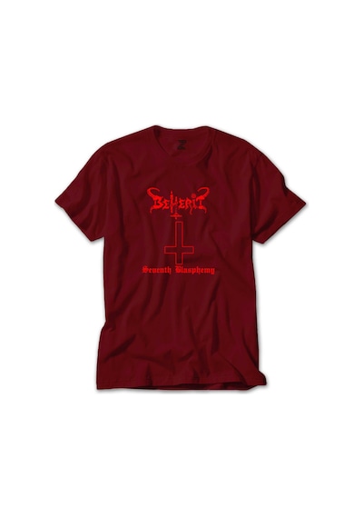 Beherit Seventh Blasphemy Füme Tişört