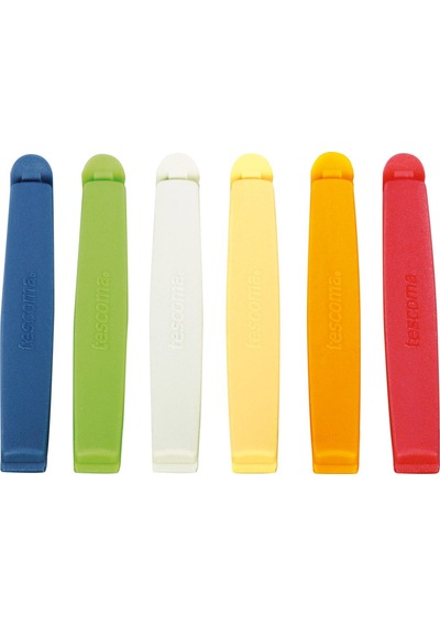 Tescomaa Presto 420754 6 Parça Poşet Mandalı - Renkli - 12 Cm Çok Renkli