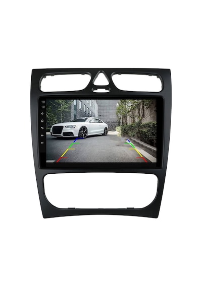 Mercedes C Class C180 W203-w209 Araç Multimedya Android Ekran Carplay 2+32 9" 00-04 Black Cadence