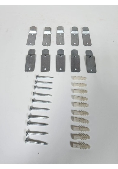 10 Adet Yangın Tüpü Askı Aparatı Metal