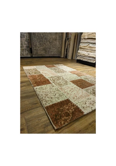 Cratos 6255a Gri-kahve-gül Kurusu Halı Çok Renkli