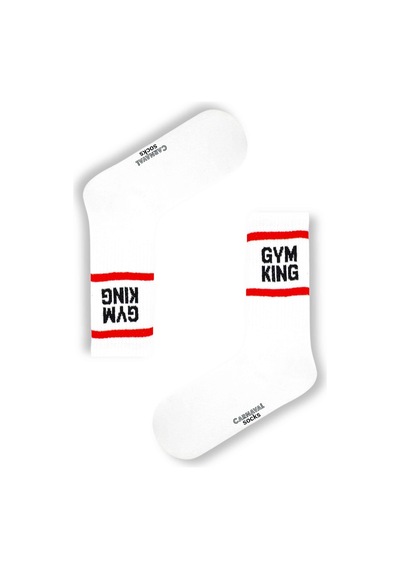 Carnaval Socks 7'li Fit Atletik Tasarımlı Çorap Set 1015 Beyaz Yazılı Beyaz