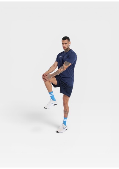 Nike Dri-fıt Park Vıı Bv6708-010 Erkek Futbol Forması Siyah Antrenman Tişörtü Lacivert