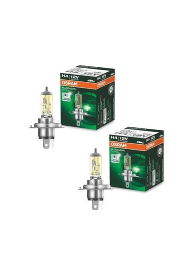 Osram Allseason H4 Ampul 2 Adet Takım