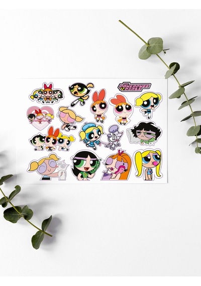 Powerpuff Girls Stickers Çıkartma Pytkstk117