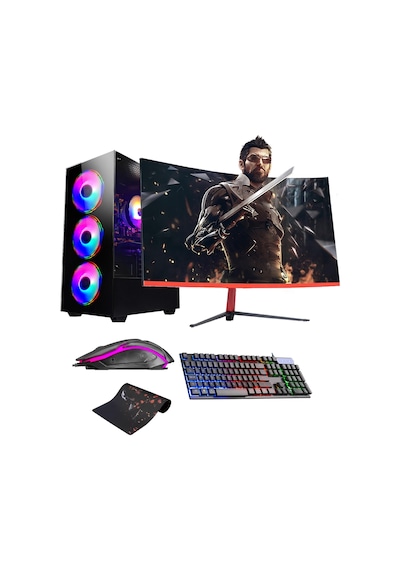 Ramtech FF542 i7-10700F 16 GB 1 TB HDD+256 GB SSD RTX3050 23.6" Dos Masaüstü Oyuncu Bilgisayar