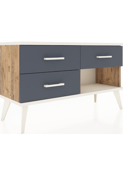 Arges Şifonyer 3 Çekmeceli 88x30x48 Çam-aytaşı/antrasit Aytaşı/antrasit Arges Şifonyer 3 Çekmeceli 88x30x48 Çam-aytaşı/antrasit Aytaşı/antrasit