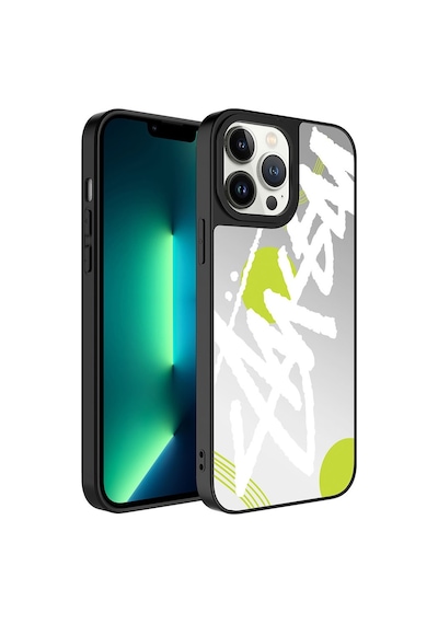 Apple Uyumlu iPhone 13 Pro Kılıf Aynalı Desenli Kamera Korumalı Parlak Zore Mirror Kapak
