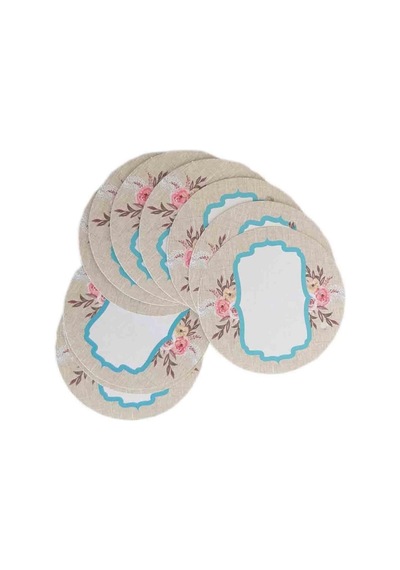 Angel Çanta Aksesuar 10Lu 7Cm Yuvarlak Yazısız Etiket