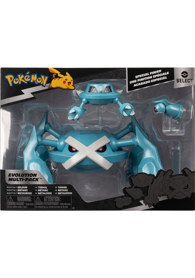 Pokemon Select Seri Evolution Figür Seti - Beldum - Metang - Meta