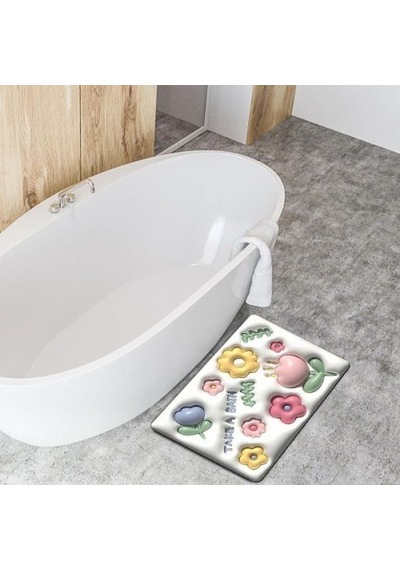Ultra Emici 3d Banyo Paspası Muhtelif