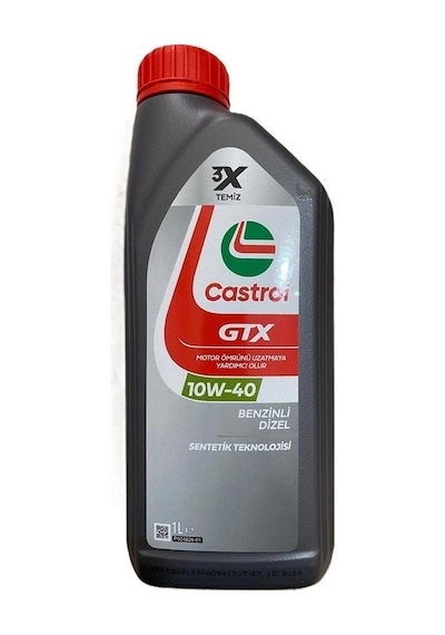 Castrol Gtx 10W-40 Benzinli - Dizel Sentetik Motor Yağı 1 L