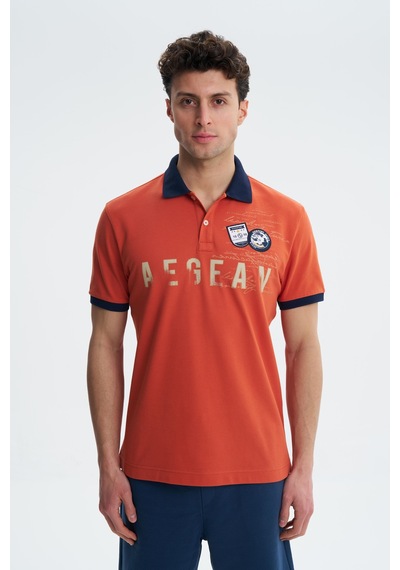AR-MA Arma Erkek Regular Fit Likralı Pike Polo Yaka Tişört Y27374308601 Pembe