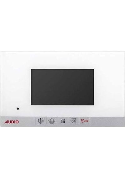 Audio 8 Daire 4,3'' Görüntülü Diafon Beyaz 001180/003002/002445