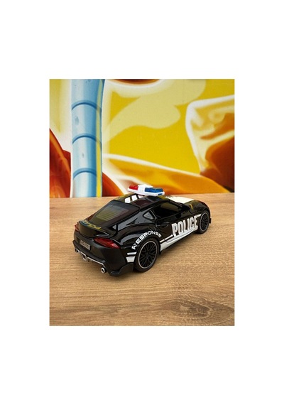 Toyota Supra Polis Arabası Diecast Model Araba Sesli Işıklı Açılan Kapılar Toyota Supra Model Çok Renkli