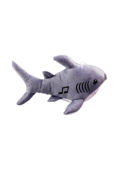 Köpekbalığı Sesli Baby Shark Müzikli 28 Cm - 1811201 - Gri Gri