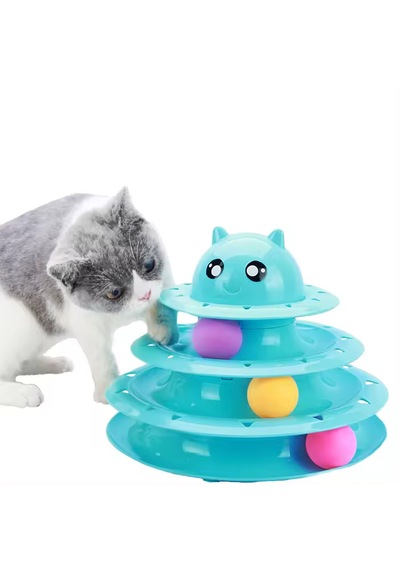 Petürkiye Eğlenceli Üç Katlı Kedi Oyuncağı Seti