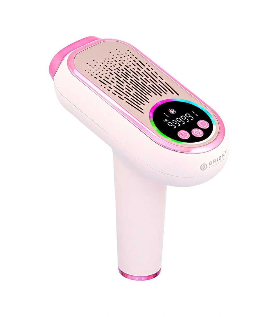 Bright Elegance BE-9088 Şarjlı Ipl Lazer Epilasyon Cihazı 999.999 Atım 9 Kademe Buz Başlık Hassas Dar Bölge Başlığı