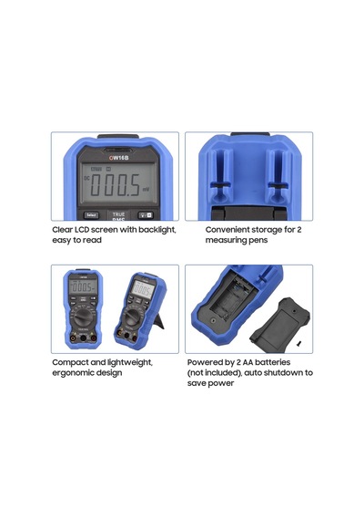 Owon Ow16b Dijital El Tipi Multimetre Avometre Dmm Bluetooth Modüllü