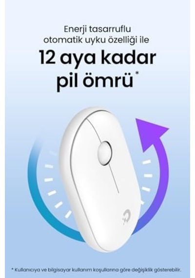 Daxi Mx300 Mobile Pro Sessiz Kablosuz Mouse Bluetooth Ve 2.4ghz Wireless Bağlantı Beyaz
