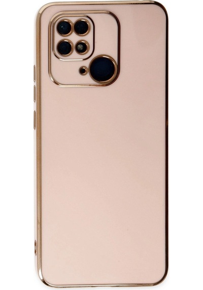 Redmi 10c Kılıf Volet Silikon - Pembe