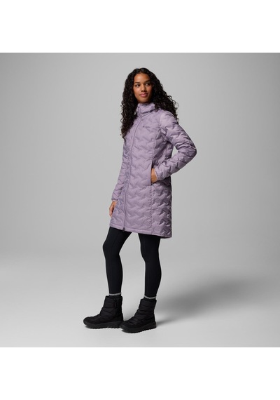 Columbia Wk0440 Delta Ridge Ii Long Down Jacket Kadın Mont-30858 Mor