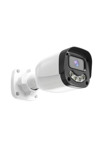4 Lü Hareket Algılayan 5 Mp Lens 4 Warm Led Gece Renkli Gösteren Güvenlik Kamerası Seti Bs 2304w