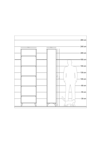 Arges Dolap 5 Raflı 60x30x221 Çam-antrasit Atlas Çam Arges Dolap 5 Raflı 60x30x221 Çam-antrasit Atlas Çam