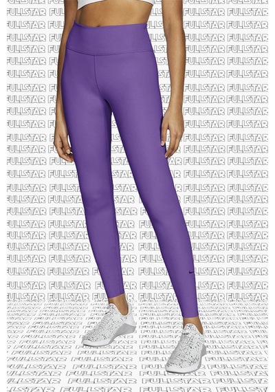 Nike One Luxe Leggings Tigh Fit Lazer Kesim Soft Yumuşak Toparlayıcı Tayt Mor