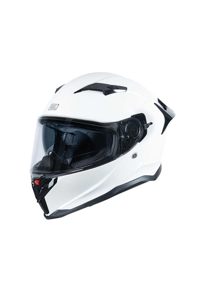 e Forge Solid Kapalı Kask Beyaz