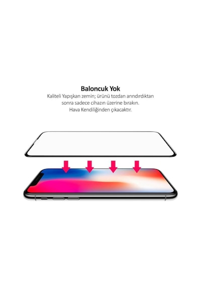 Polymer Full Nano Ekran Koruyucu Iphone 7 Uyumlu Beyaz